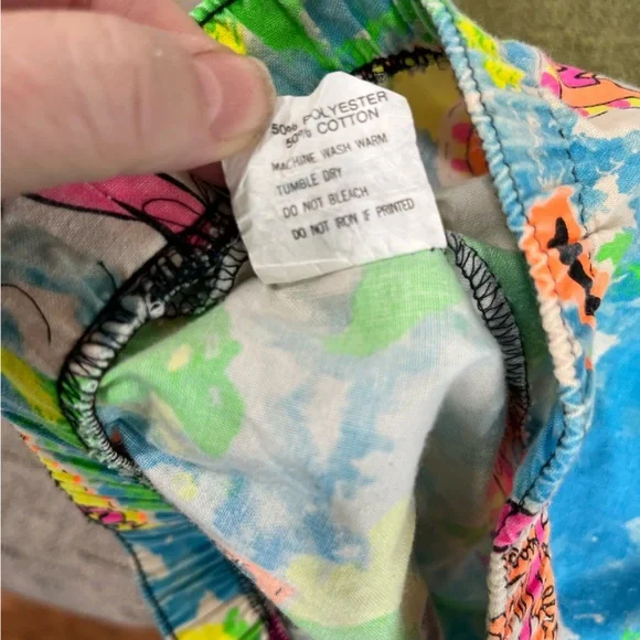 80’s true VTG neon kids Graphic Shorts-7 - Picture 5 of 7